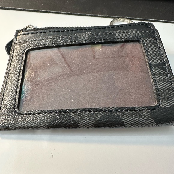 Coach Black Zip Coin/ID Holder - Picture 5 of 5
